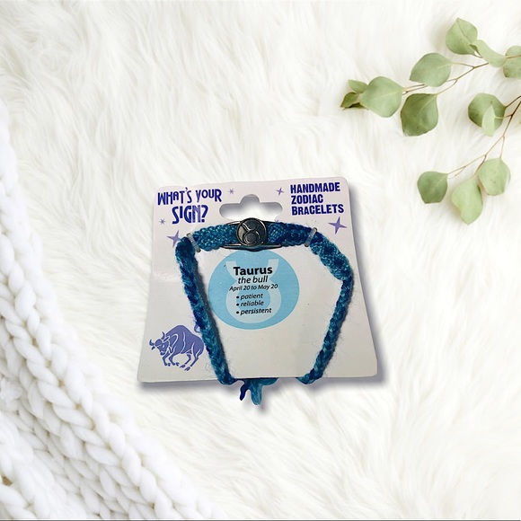 Taurus EARTH Astrological Zodiac Sign Handmade Retro Bracelet - Picture 1 of 3